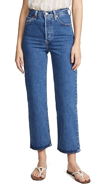 Ribcage Straight Ankle Jeans | Shopbop