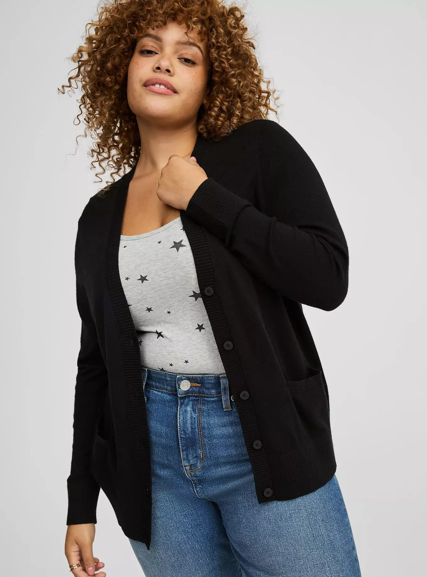 Everyday Soft V-Neck Pocket Cardigan Sweater | Torrid (US & Canada)