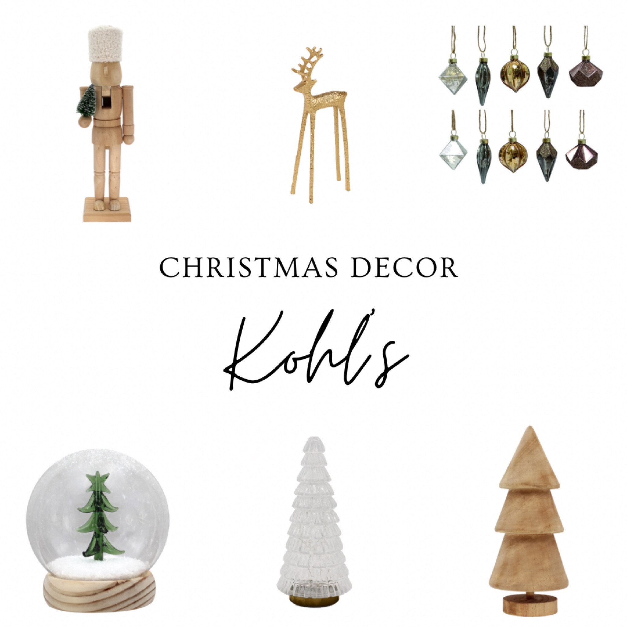 Christmas decor at Kohl’s!

#LTKHoliday #LTKCyberWeek #LTKHome
