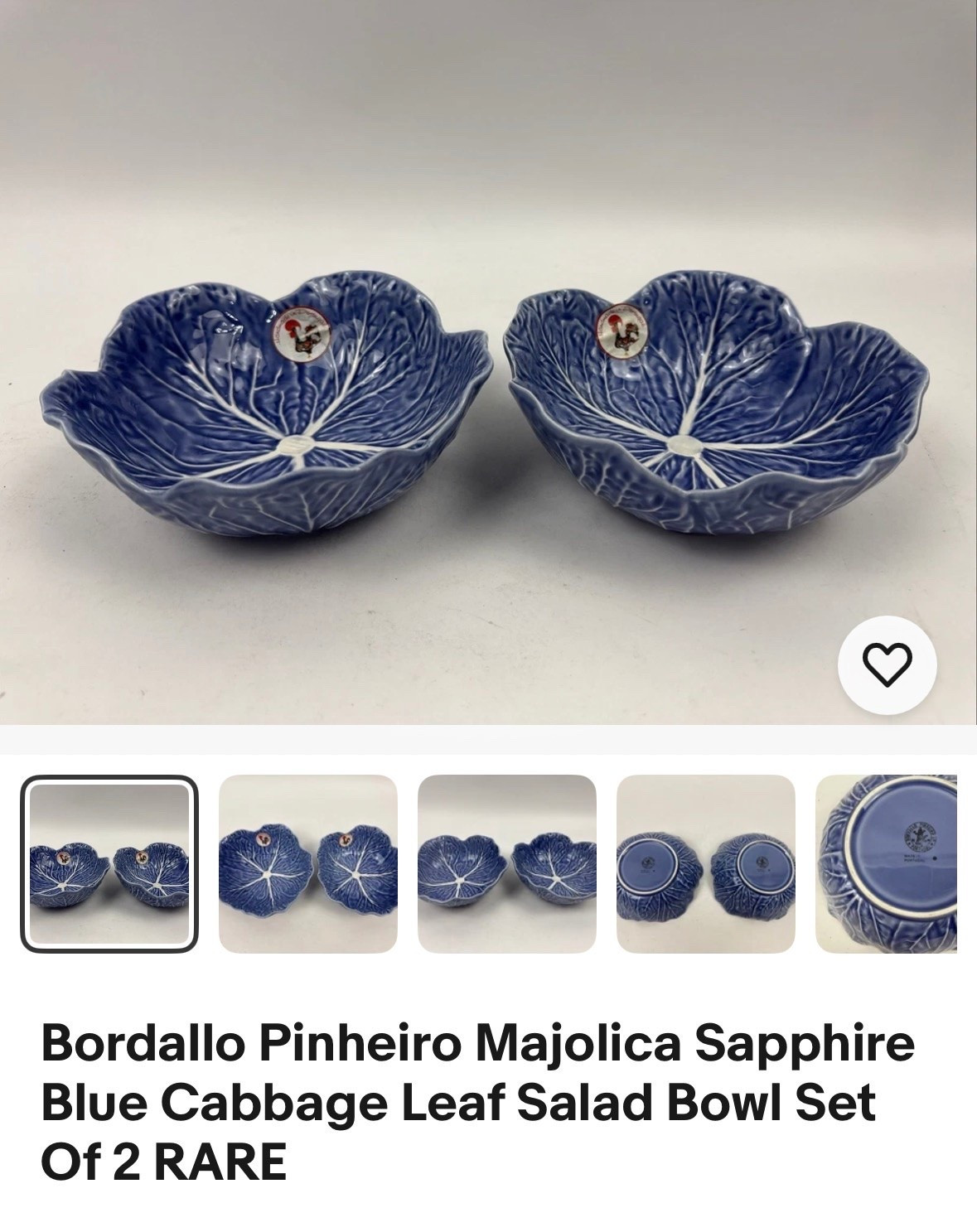 Rare Bordallo Pinheiro Cabbageware in blue!

#LTKSeasonal #LTKHome #LTKSaleAlert
