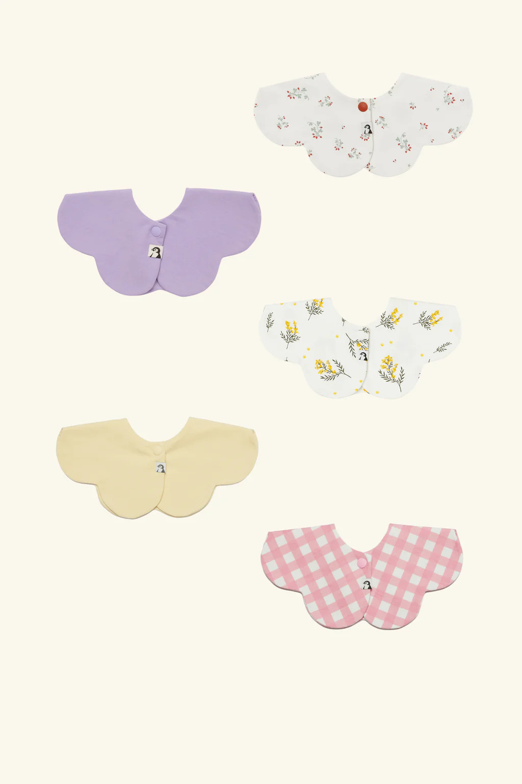 Konny Bib Rolling 5-Pack Set (0-2Y) | Konny Baby