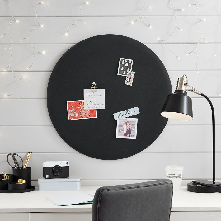 No Nails Round Pinboard | Pottery Barn Teen