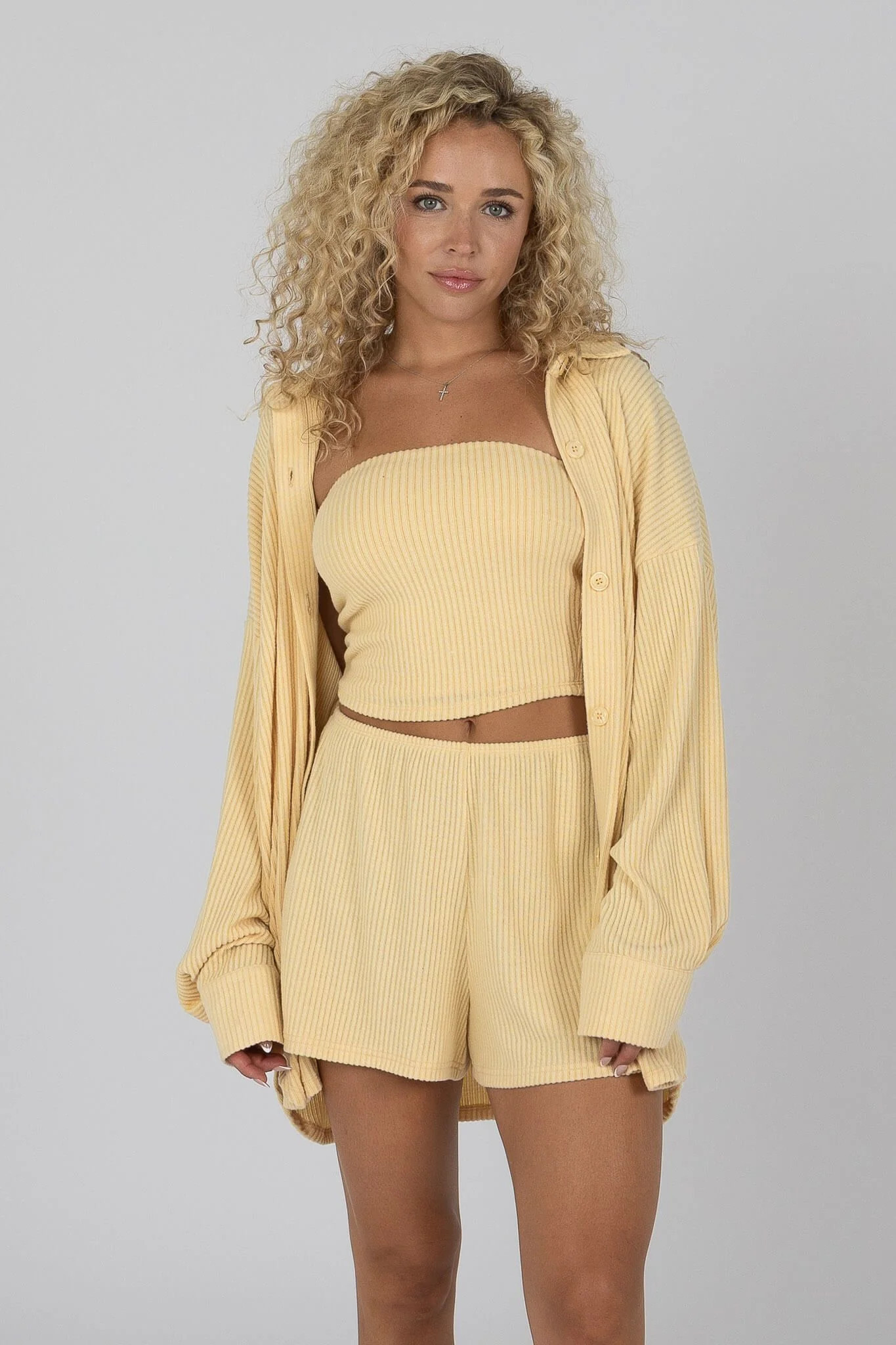 Yacht Club 3 Piece Set Honey Butter | The Foxy Kind