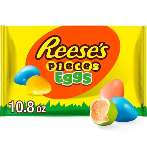 REESE'S PIECES Peanut Butter Eggs, Easter Candy Bag, 10.8 oz | Amazon (US)