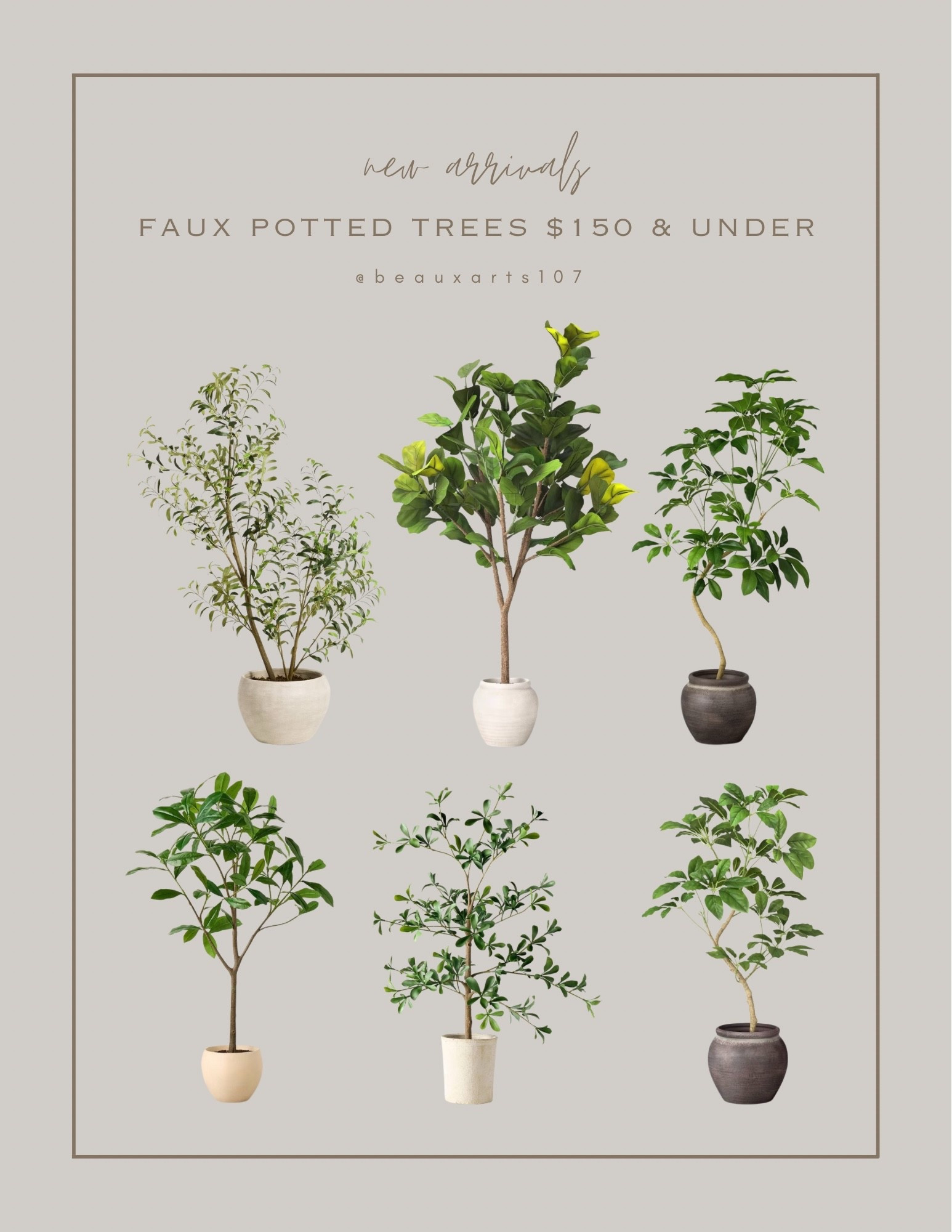 Check out these cute new faux trees that are also so affordable starting at just $30!

#LTKHome #LTKSaleAlert