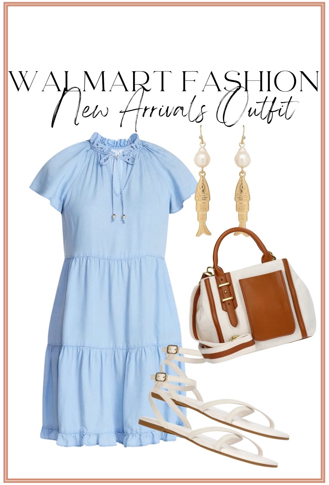 This Walmart chambray dress is the definition of an easy summer outfit 💙✨ The lightweight fabric, feminine ruffle details, and flattering tiered silhouette make it one of those pieces you’ll reach for again and again. It looks so much more expensive than it is and can easily be dressed up with sandals and accessories or kept casual for everyday wear.

Styled with a woven tote, statement earrings, and strappy sandals for the perfect warm-weather look. If you’re looking for a versatile dress for vacations, brunch, family photos, or everyday mom life, this one is a must-see!

#WalmartFashion #ChambrayDress #WalmartFinds #SummerDress #WalmartStyle #AffordableFashion #CasualChic #VacationStyle #ResortWear #OOTD #SummerOutfitIdeas #TieredDress #EverydayStyle #FashionFinds #WalmartNewArrivals #MomStyle #BudgetFriendlyFashion #BlueDress #SummerWardrobe #HeadToToeWalmart

#LTKootd #LTKPetite
