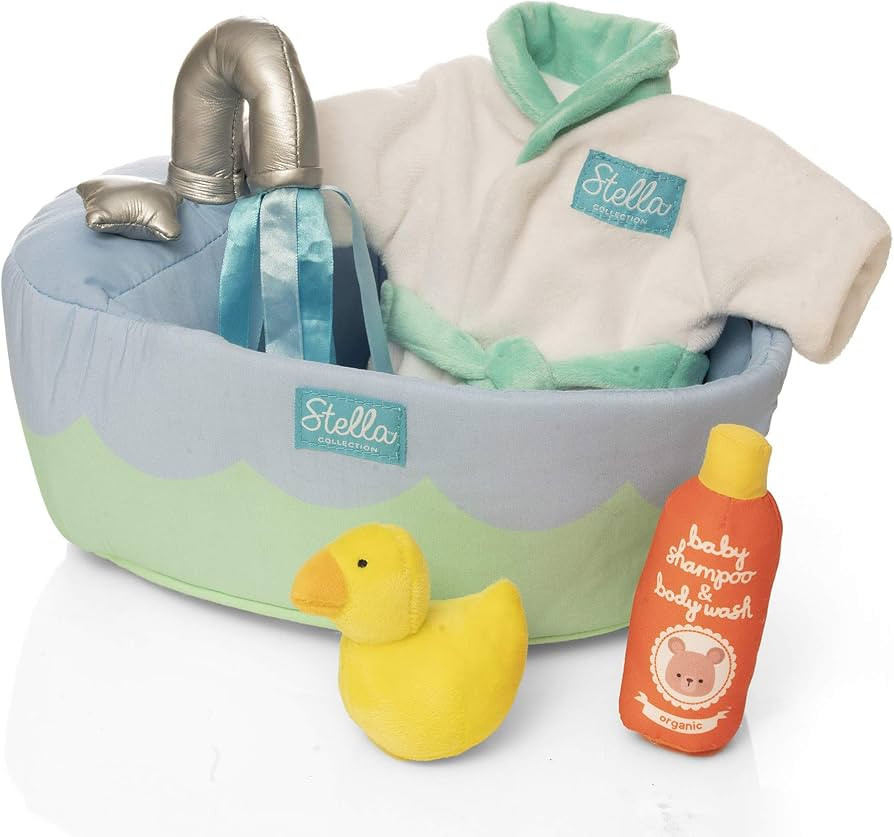 Manhattan Toy Stella Collection Soft Bath Playset with Accessories for 12" and 15" Soft Dolls | Amazon (US)