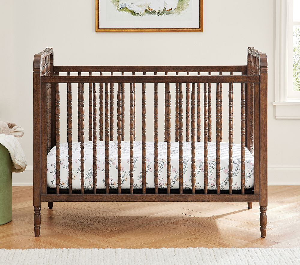 Elsie Heritage Walnut Convertible Crib | Pottery Barn Kids