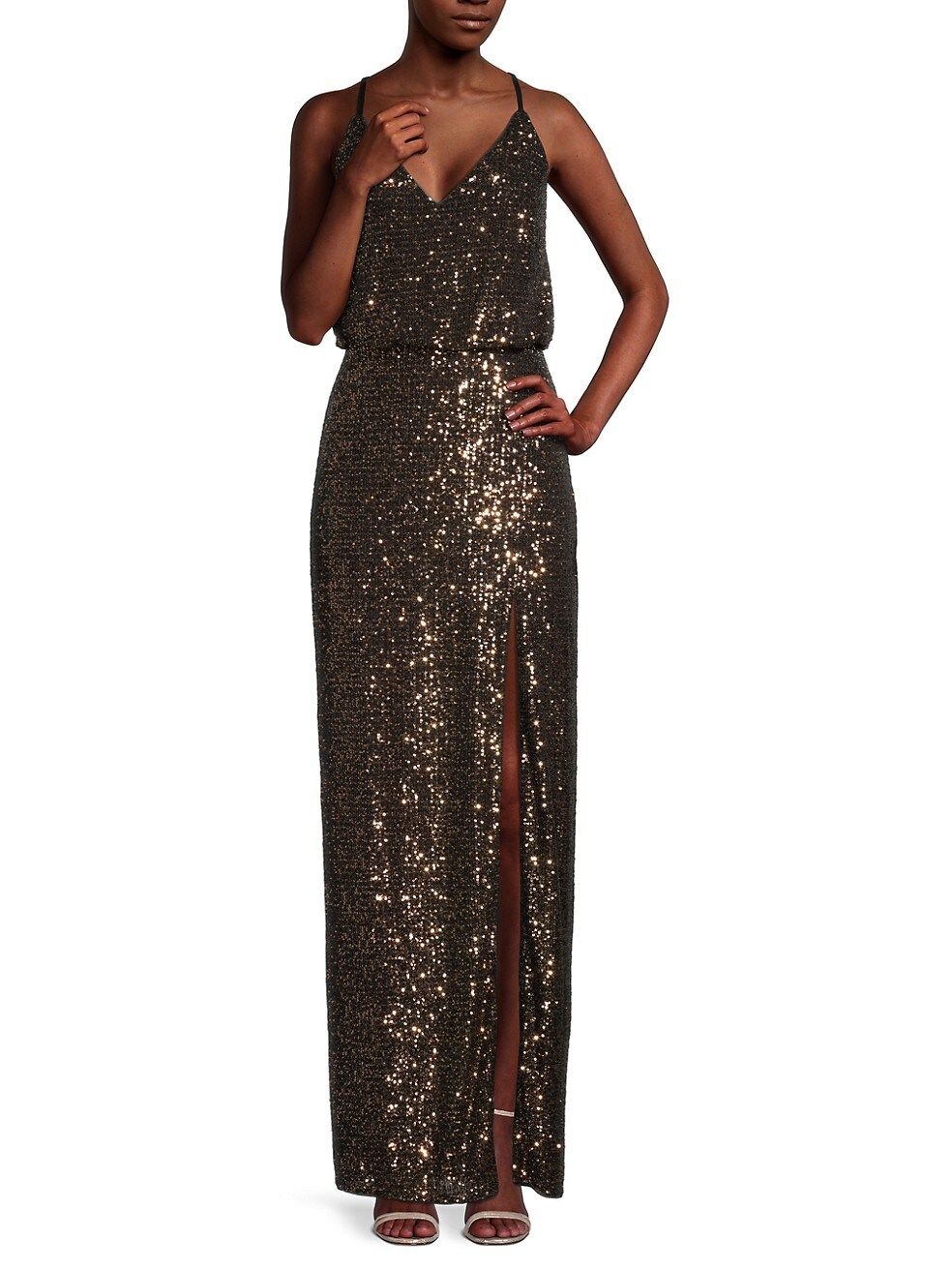 Sequined Blouson Gown | Saks Fifth Avenue