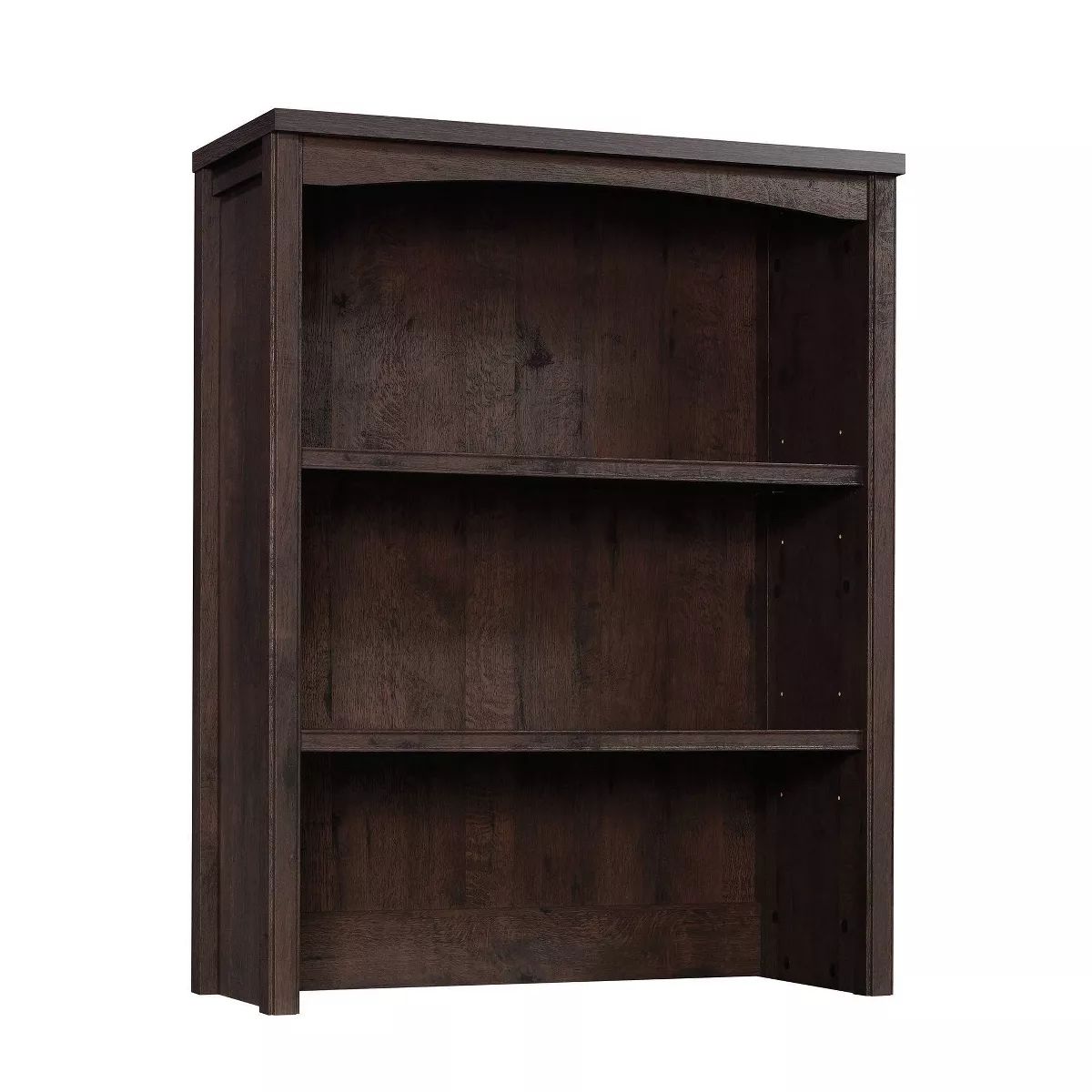 40" Costa Library Hutch Coffee Oak - Sauder: Adjustable Shelves, Mid-Century Modern, Laminated Su... | Target