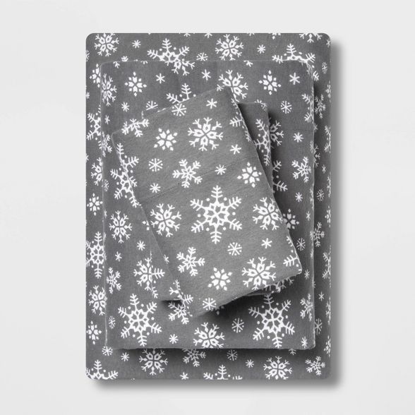 Holiday Print Flannel Sheet Set - Wondershop™ | Target