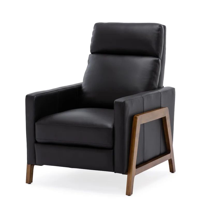 Chatom Genuine Leather Manual Standard Recliner | Wayfair North America