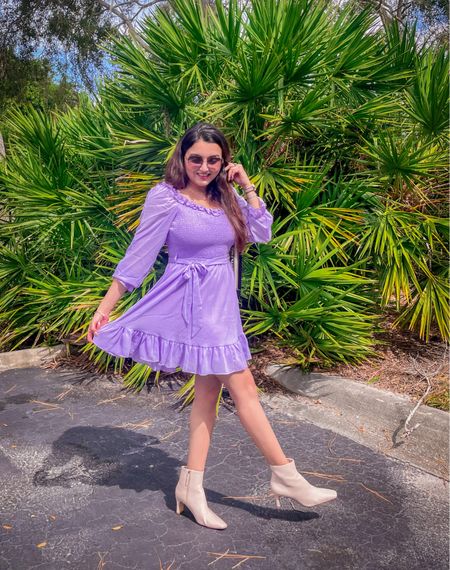 Boot season is here 😍💜

Fall outfit, autumn, fall fashion, ootd, ootd inspiration, outfit of the day, lilac, lavender, flared dress, boots, boot outfits

#LTKtravel #LTKstyletip #LTKunder50