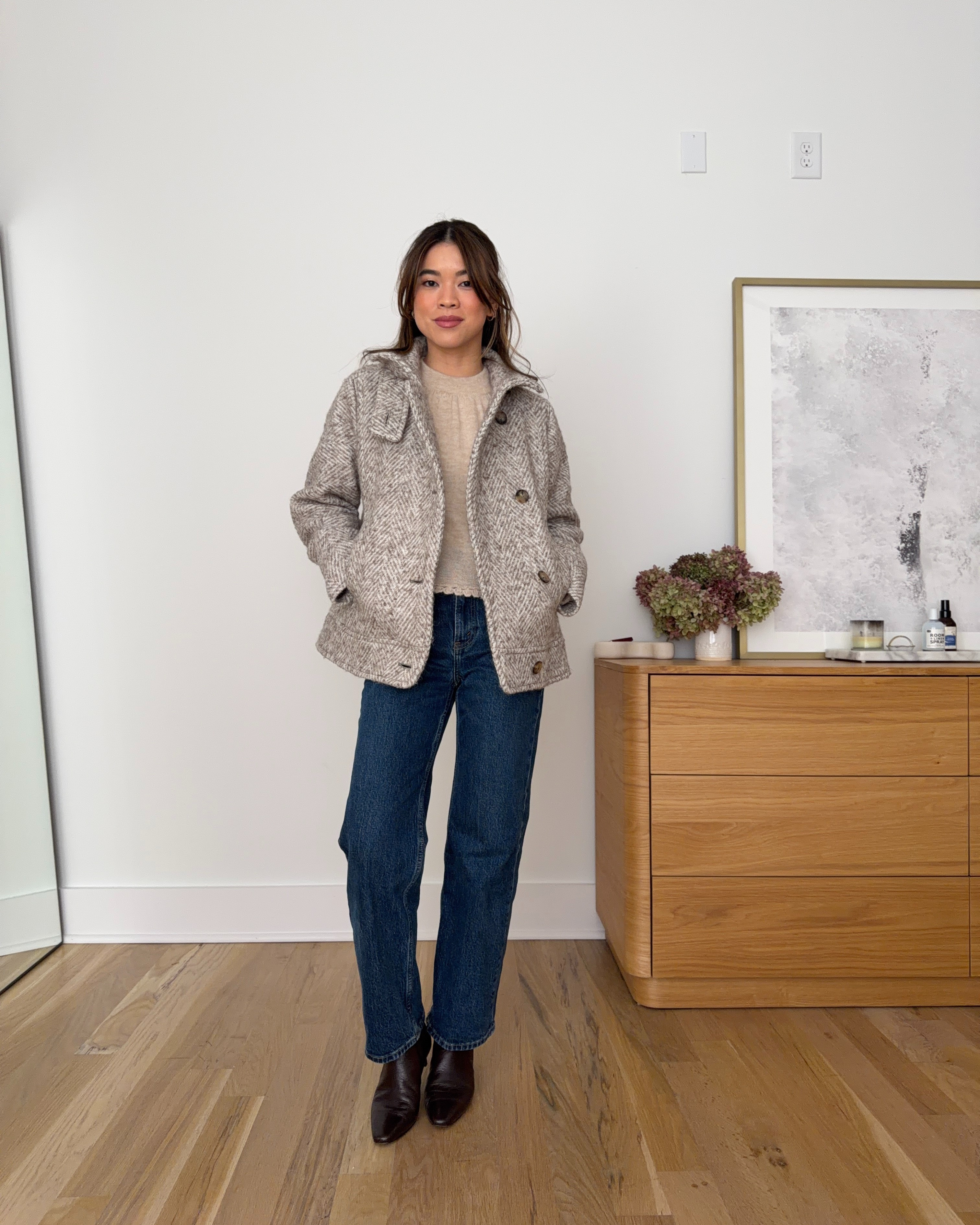 Sizing info: Sweater XS, jeans 23 extra short, jacket size 2!

petite fashion, get dressed with me, outfit inspiration, ootd, nashville outfit, Nashville influencer, petite style, vacation style, casual outfits, mom style, petite pants, winter dress, winter outfit, winter pants, winter outfit inpso, winter outfit idea, winter top, winter style, winter sweater, cozy sweater, cold weather sweater, cold weather outfit, winter bag, winter purse, denim, jeans, jacket, winter jacket, winter coat, trench coat, warm coat, 

 

#LTKHoliday #LTKSeasonal #LTKPetite