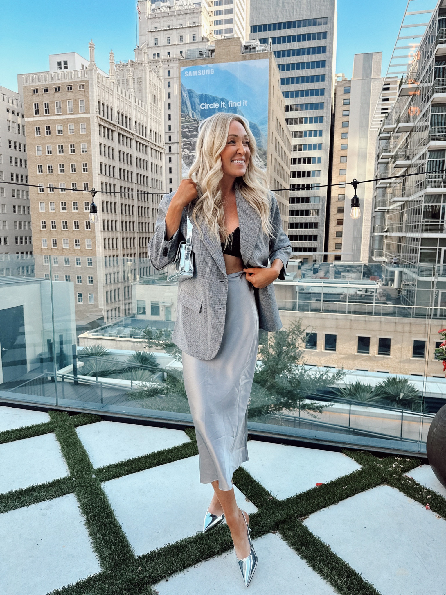 Outfit for winter metallic glam! Everything runs tts :) 

#LTKFindsUnder100 #LTKCon #LTKStyleTip