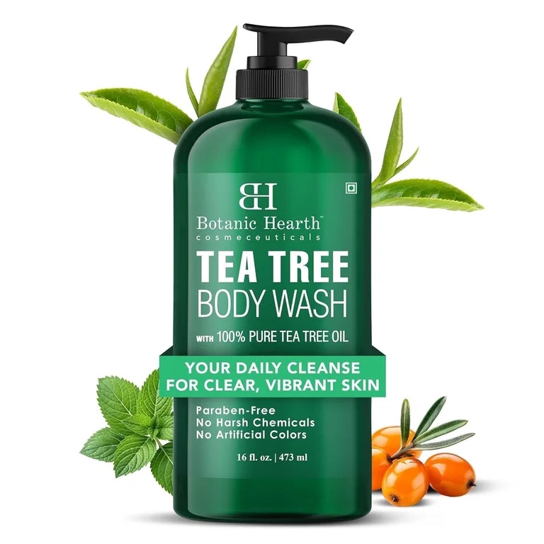 Botanic Hearth Tea Tree Body Wash Helps Nail Conditions Athletes Foot Ringworms Jock Itch & Body ... | Walmart (US)