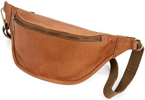 Berliner Bags Vintage Genuine Leather Fanny Pack Kai, Belt Bag, Crossbody Sling Bag for Men and W... | Amazon (US)