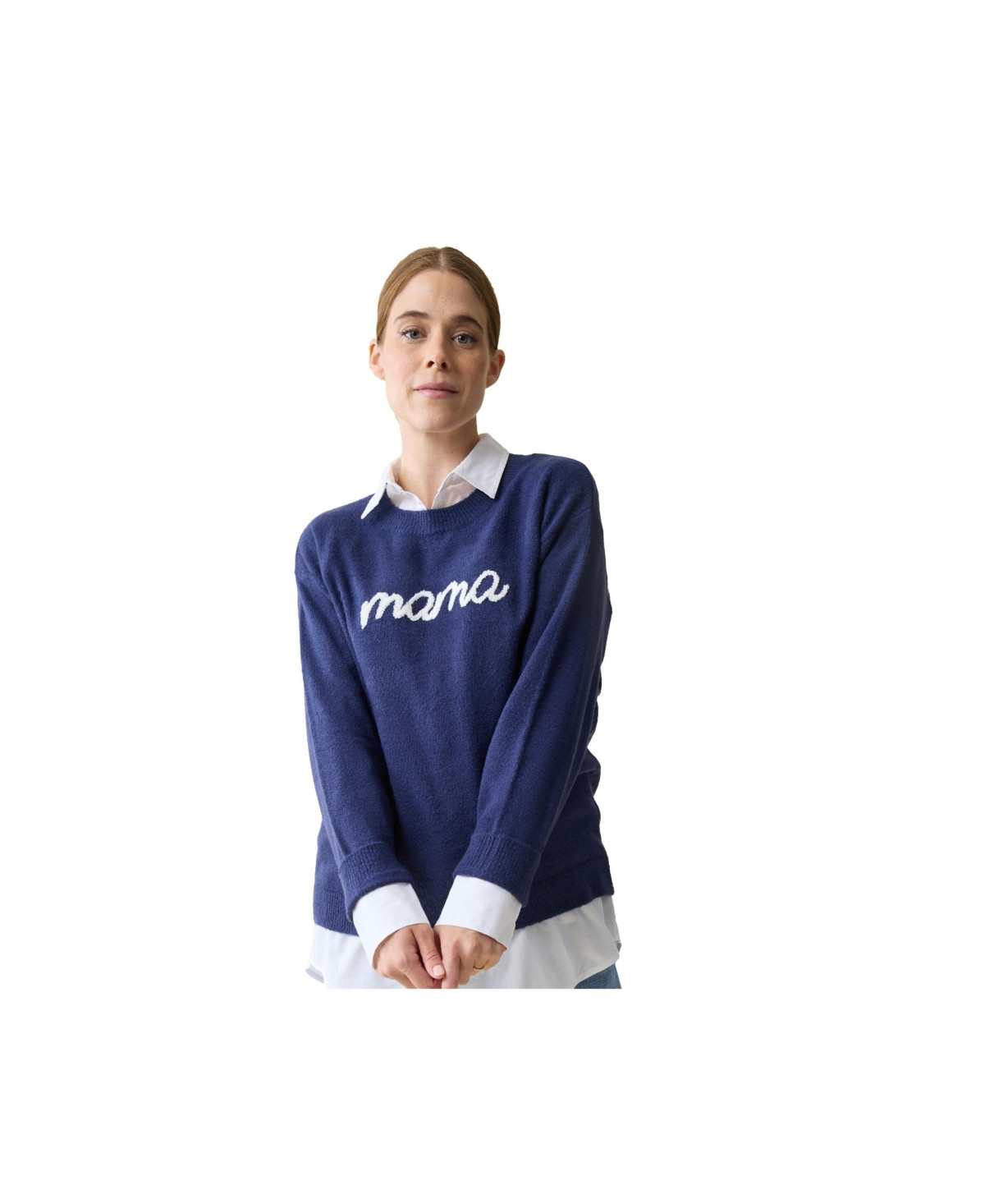 Ingrid + Isabel Maternity Ingrid + Isabel Mama Postpartum Sweater - Navy | Macy's