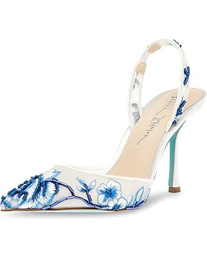 Betsey Johnson Women's Patch Pump | Amazon (US)