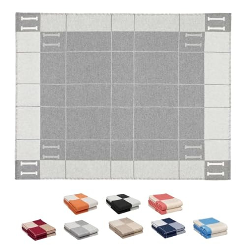 h Blanket Soft Throw Blanket Faux Fleece Cashmere Plaid Warm Shawl Thick Knitted Plush Cozy Comfy... | Amazon (US)