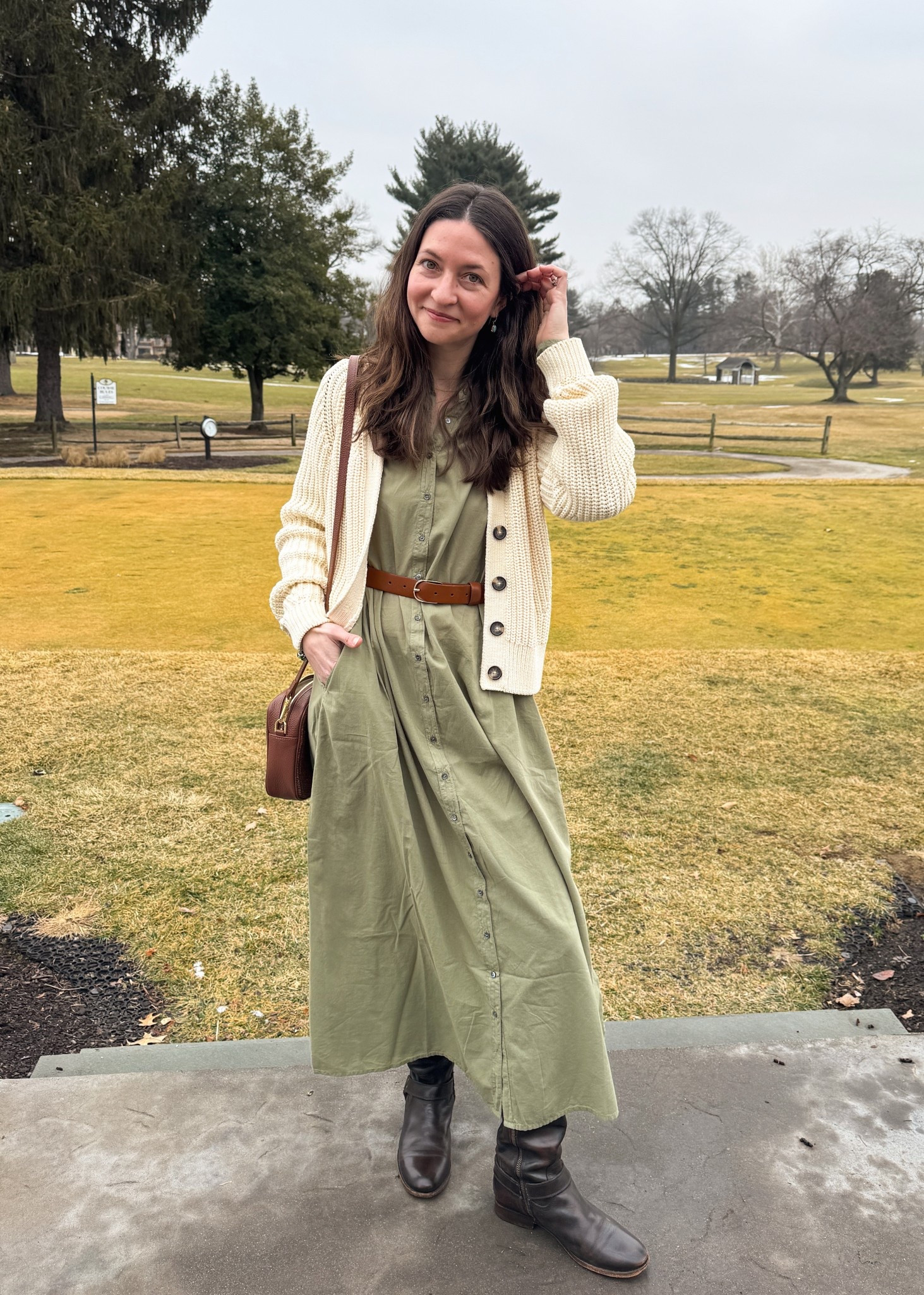 If you want to look put together with minimal effort, this dress is for you! This is the second color I have of this easy, lightweight, throw-on-and-go shirtdress & I love it! It’s super flattering, you can wear it belted or leave it flowy, layer it for colder weather or roll up the sleeves & wear it with sandals when it’s warm. You know I love a versatile, repeatable, timeless piece & this is it! @Shopbop 

#LTKgrwm #LTKootd #LTKSeasonal