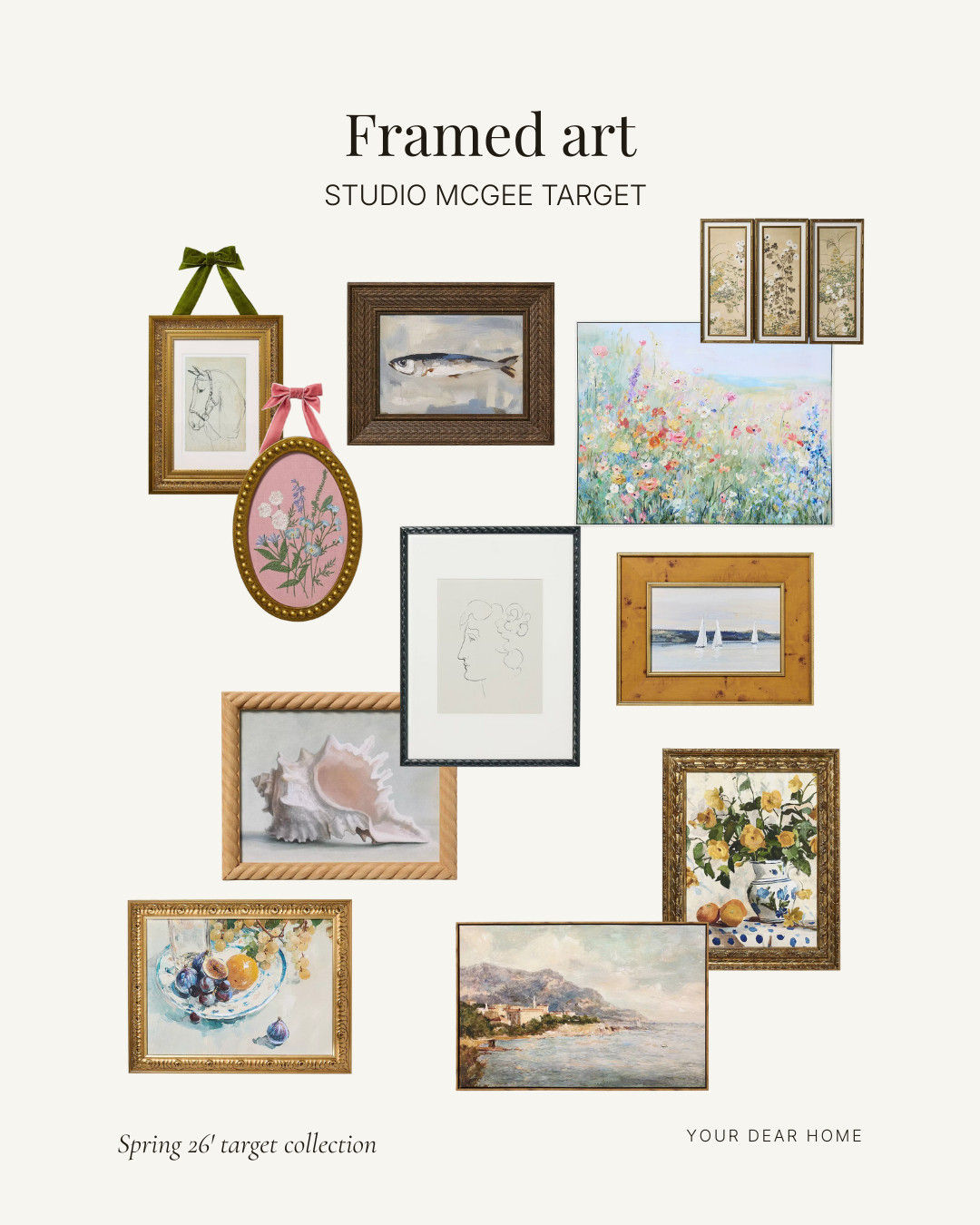 NEW Studio McGee Target Spring 2026 Collection has some really cute framed art in coastal theme. 

Launching 12/28, SAVE this post! 

 #LTKSeasonal #LTKHome