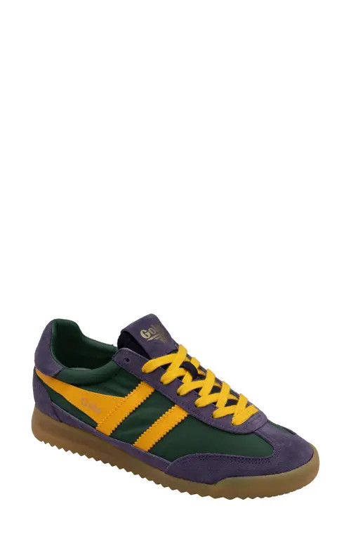 Gola Firefly Sneaker in Evergreen/Plum/Sun at Nordstrom, Size 7 | Nordstrom
