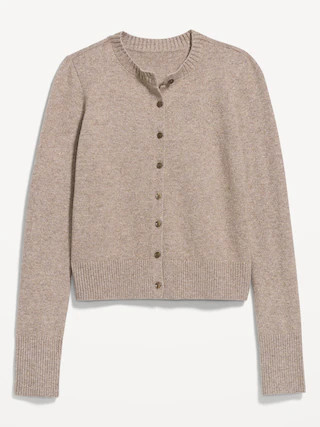 SoSoft Cropped Crew-Neck Cardigan | Old Navy (US)