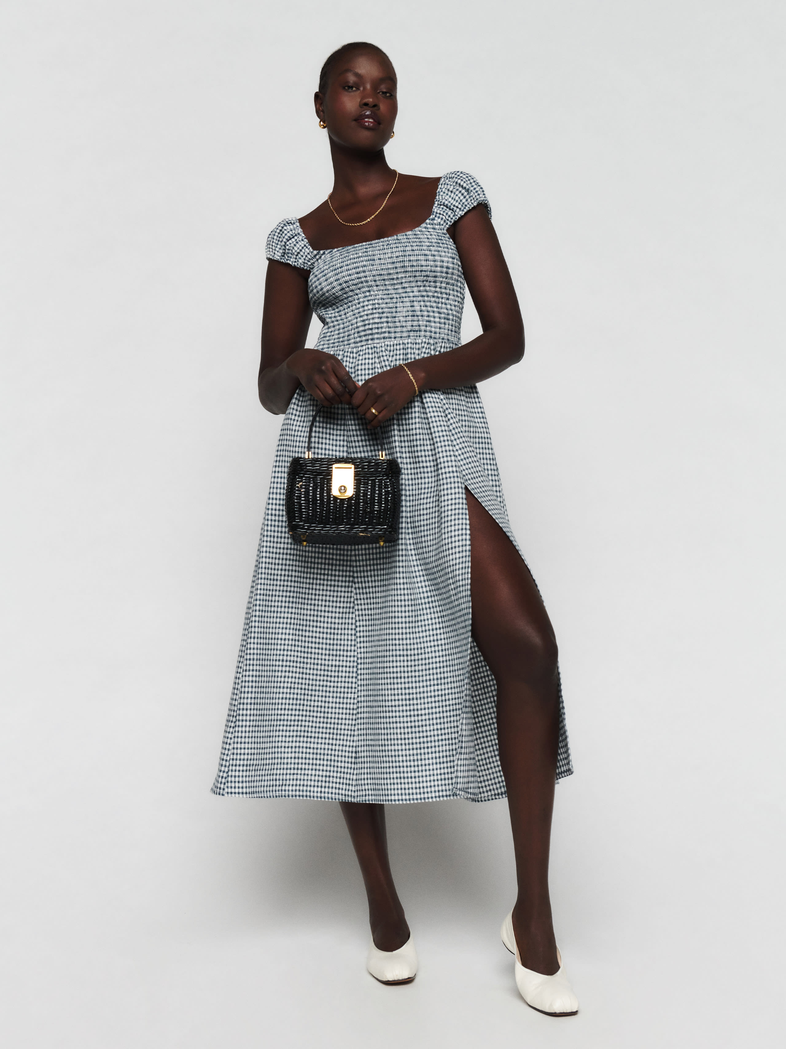 Tavi Linen Dress | Reformation (Global)