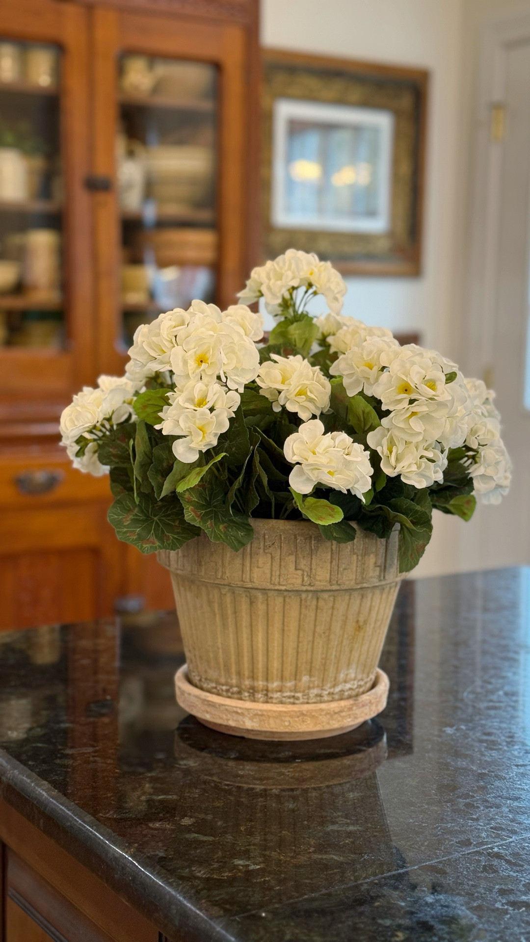 I love geraniums.  I just do!  And these faux ones look SO real and come in a ton of colors to match any decor style.   You get 6 in a bundle and you can use them indoor or outdoor  

#LTKSaleAlert #LTKSeasonal #LTKHome