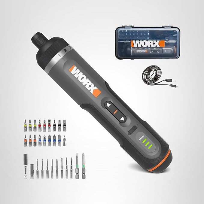 WORX 4V Lithium Screwdriver 30-Piece Accessory Kit WX242L | Amazon (US)