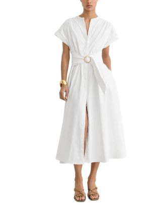 Petite Cotton Belted Dress | Bloomingdale's (US)