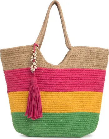 TWIG AND ARROW Jute Tote with Tassels | Nordstromrack | Nordstrom Rack