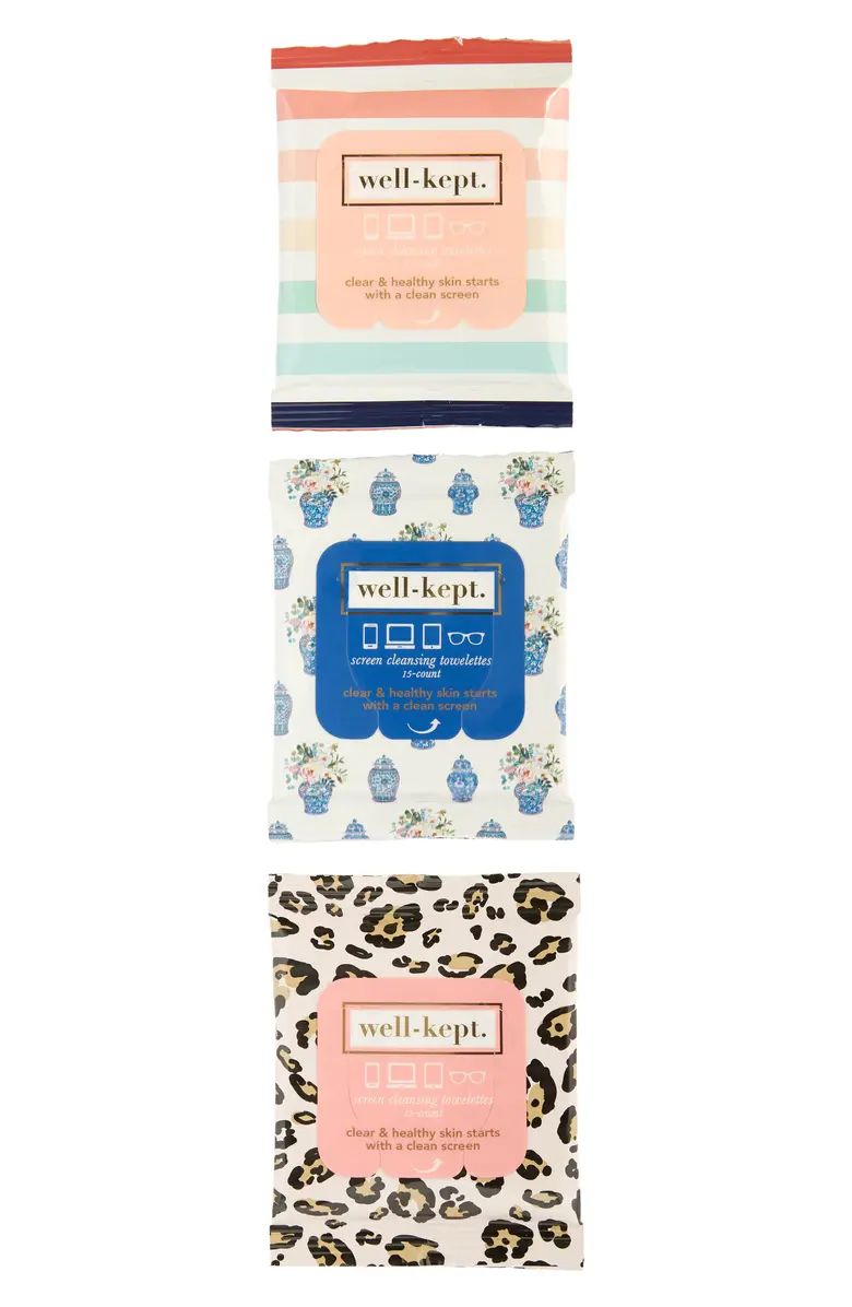 well-kept. 3-Pack Screen Cleaning Wipes | Nordstrom | Nordstrom