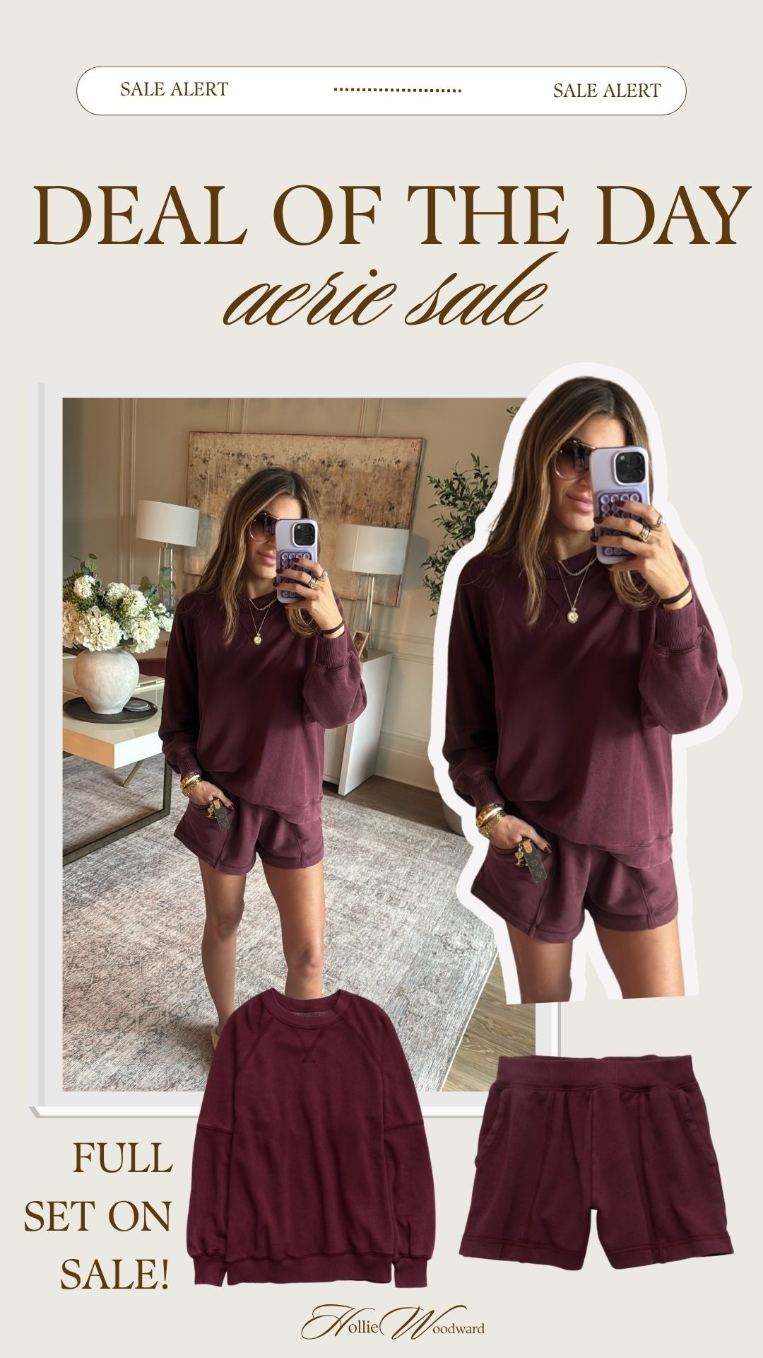 wearing small shorts and a medium crewneck! 

 #LTKSaleAlert