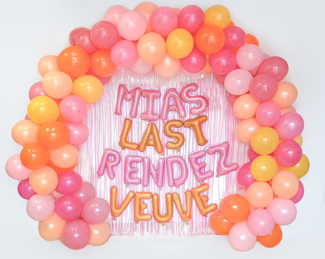 Last Rendez Veuve Bachelorette Party Balloon Garland Decor Veuve Before Vows Bachelorette Party D... | Etsy (US)
