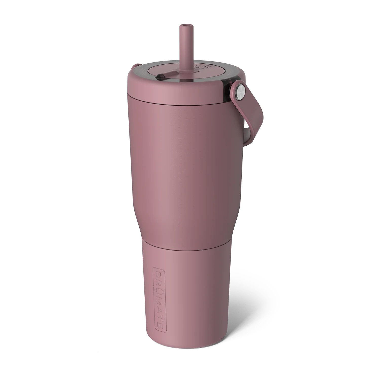 Resa Rose Taupe: 35 oz Tumbler with Straw | BrüMate | Brumate