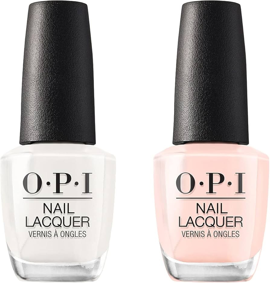 OPI Nail Lacquer, Bubble Bath & Funny Bunny Bundle, Nude Nail Polish, 0.5 fl oz | Amazon (US)