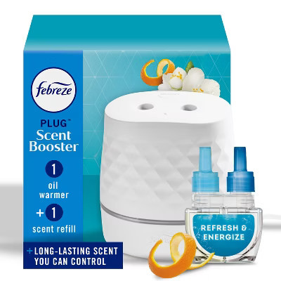 Febreze Plug Scent Booster Refresh & Energize Starter Kit: Electric Oil Air Fresheners, 2 Pack | Target