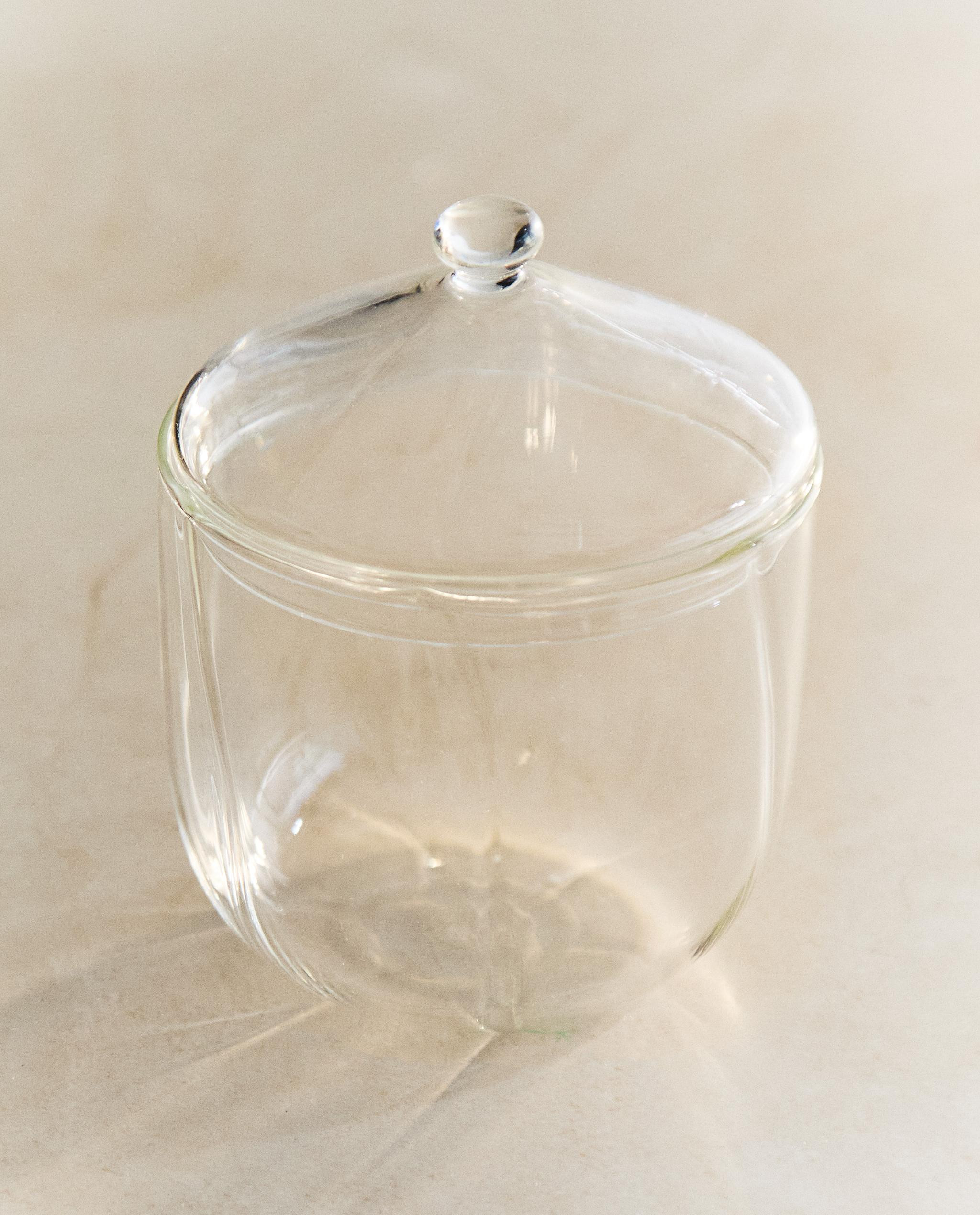 BOROSILICATE BATHROOM ORGANIZER JAR | Zara Home US