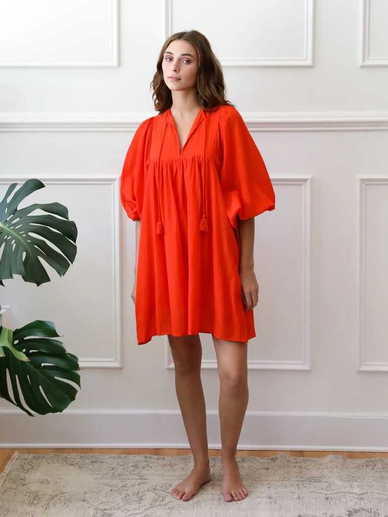 Shop Mille - Daisy Dress in Poppy Voile | Mille