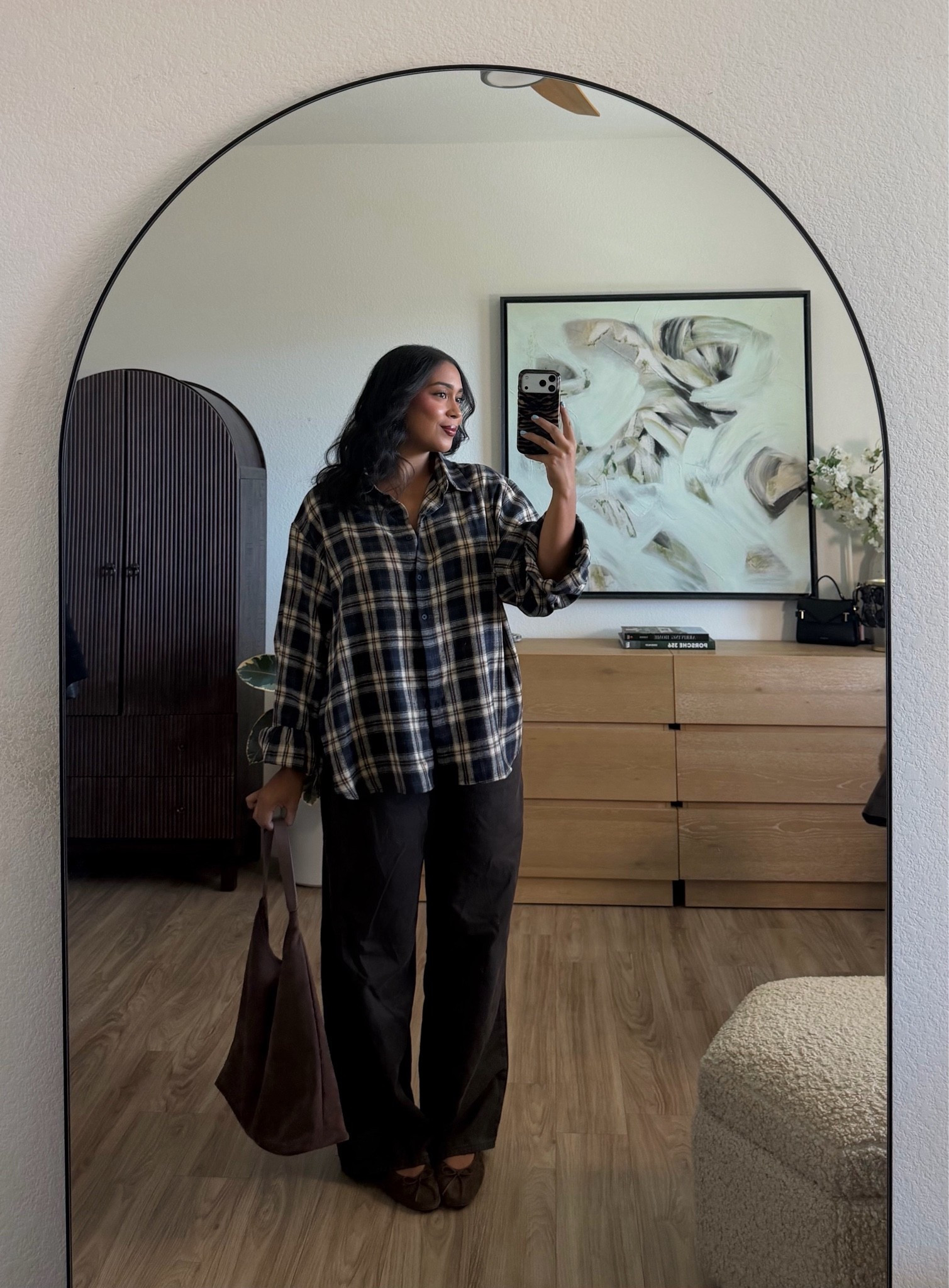 casual fall fit of the day🤎 flannel is @Princess Polly US