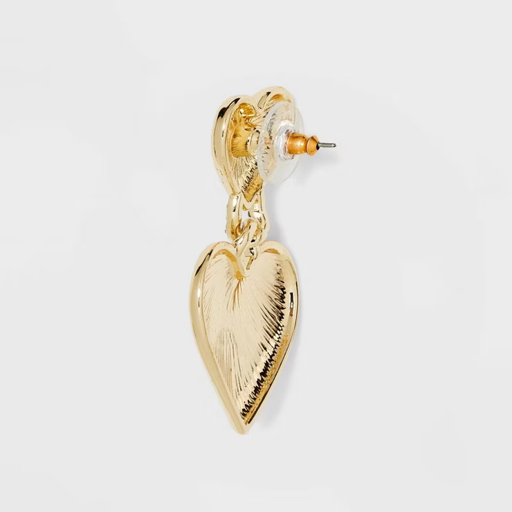 SUGARFIX by BaubleBar Double Heart Drop Earrings | Target