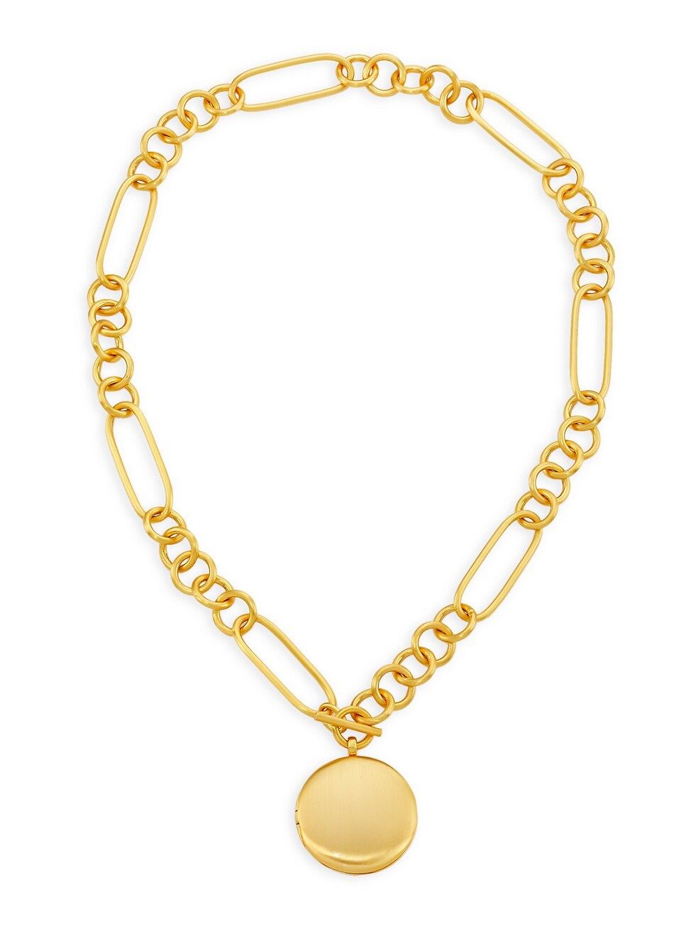 Nest 24K-Gold-Plated Locket Necklace | Saks Fifth Avenue