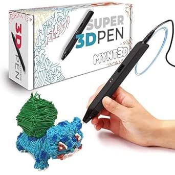 MYNT3D Super 3D Pen, 1.75mm ABS and PLA Compatible 3D Printing Pen | Amazon (US)