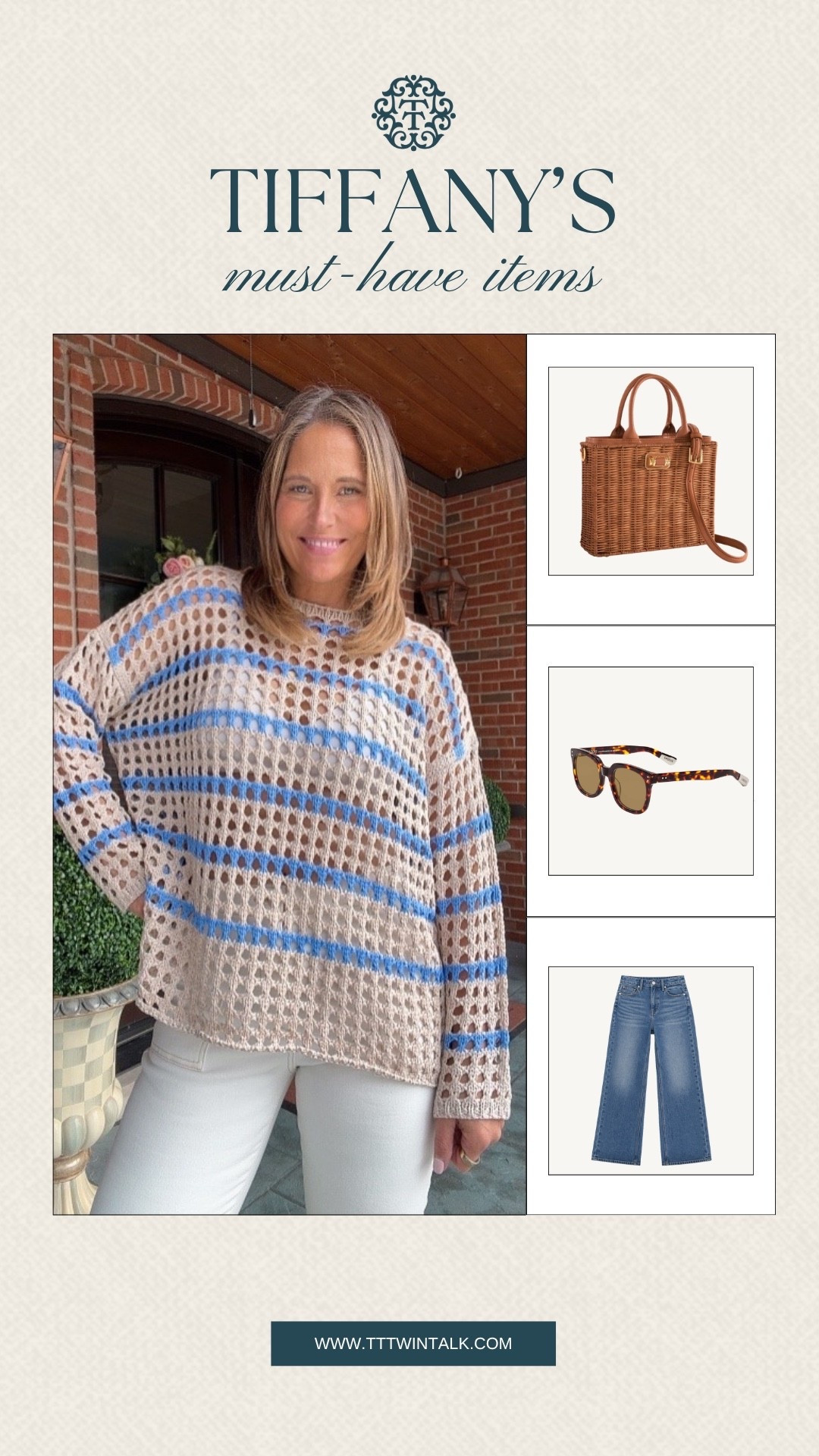 These are the pieces Tiffany ends up building outfits around on repeat. The mix of texture from the knit, polished denim, and that structured bag makes everything feel a little more styled without trying too hard. It’s an easy formula she leans on when she wants something that just works.

#LTKOver40 #LTKSeasonal #LTKMidsize