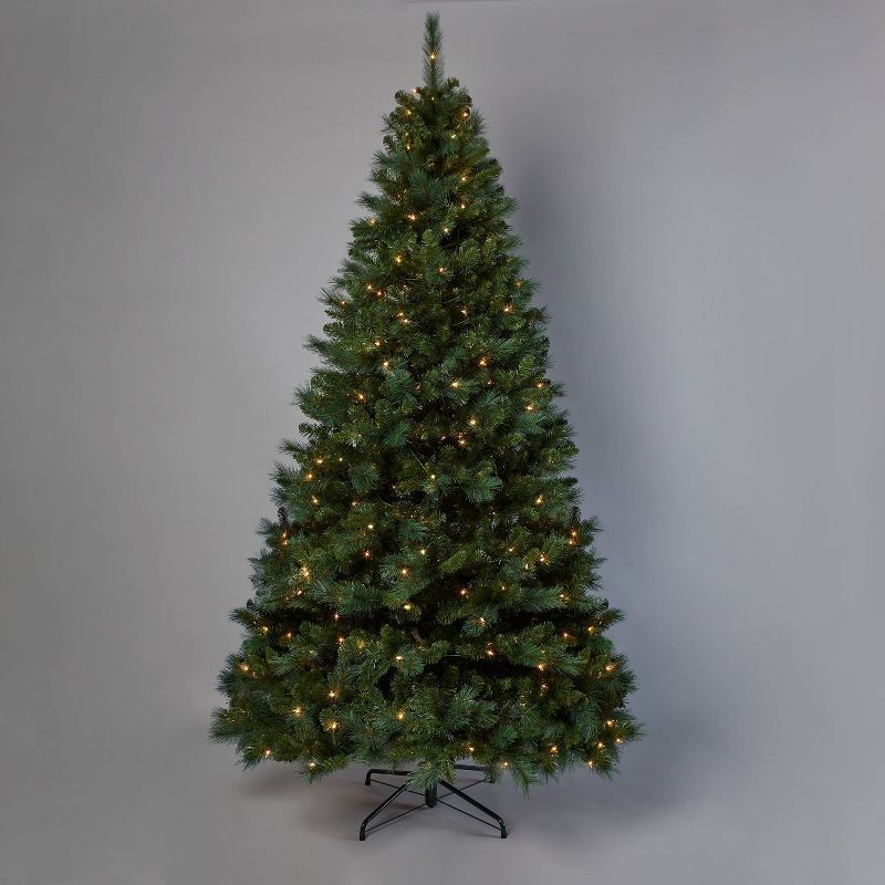 9' Pre-Lit Full Wide Douglas Artificial Christmas Tree Clear Lights - Wondershop™ | Target