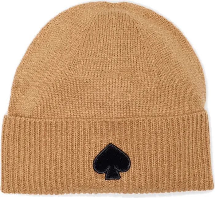 Kate Spade New York flocked spade beanie | Nordstromrack | Nordstrom Rack