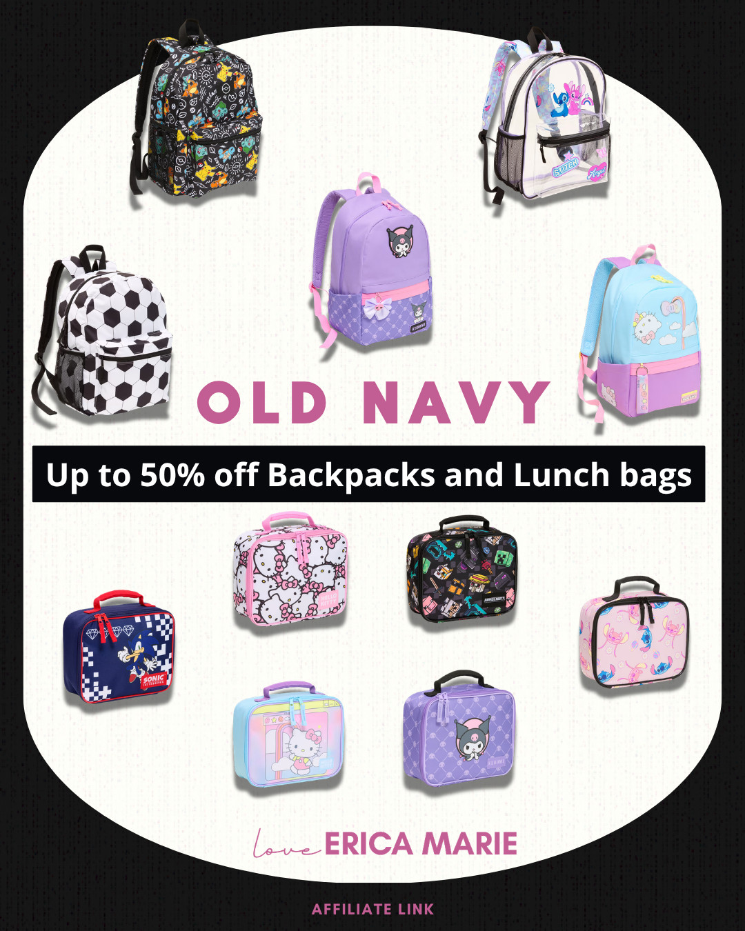 Shop backpacks and lunch bags on sale for up to 50% off. Find stylish and durable school essentials for kids, teens, and students, with plenty of trendy designs for the new school year. Save on back-to-school favorites while these limited-time deals last. 

 #LTKmomlife #LTKSaleAlert #LTKKids
