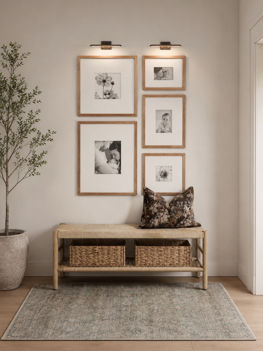 Love this bench that’s under $100 - includes the baskets too!

#LTKHome
